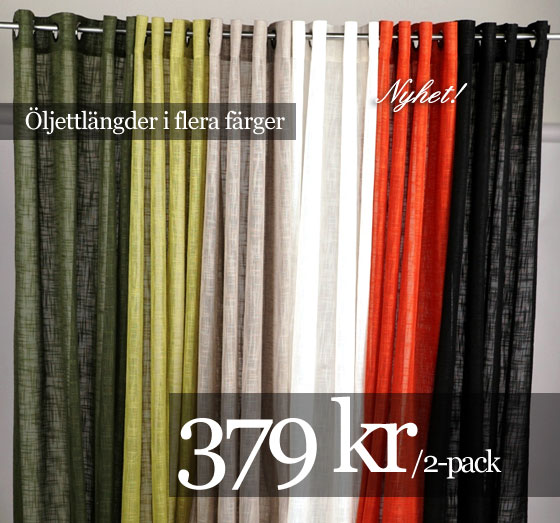 Öljettlängder i flera färger