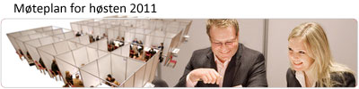 M�teplanen for h�sten 2011